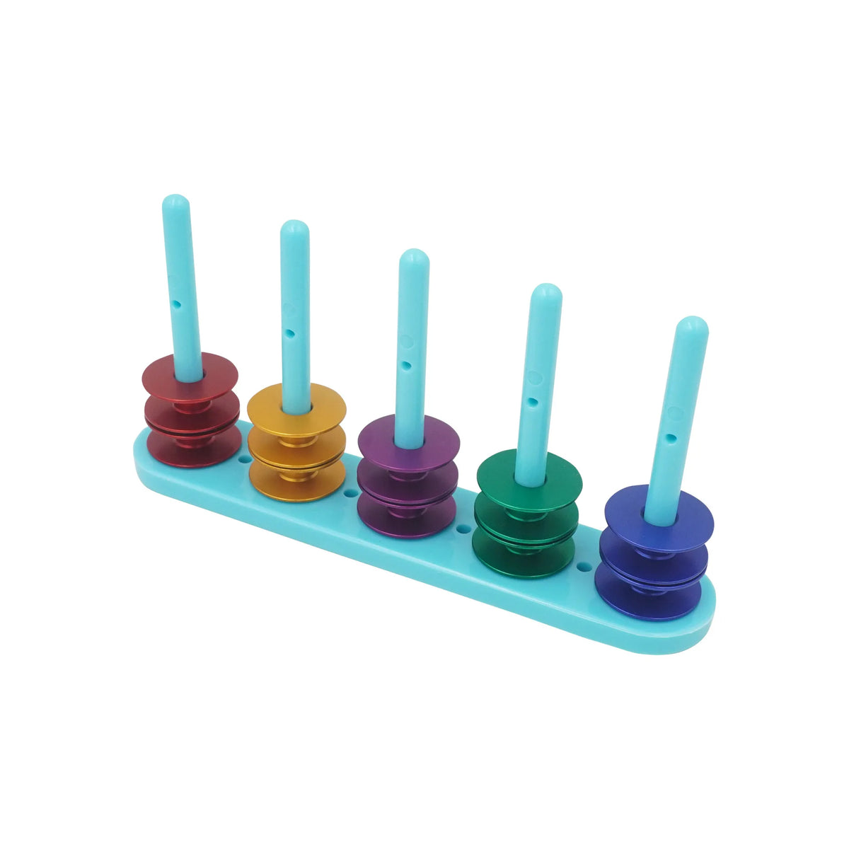 Soporte magnético de almacenamiento para bobinas de costura