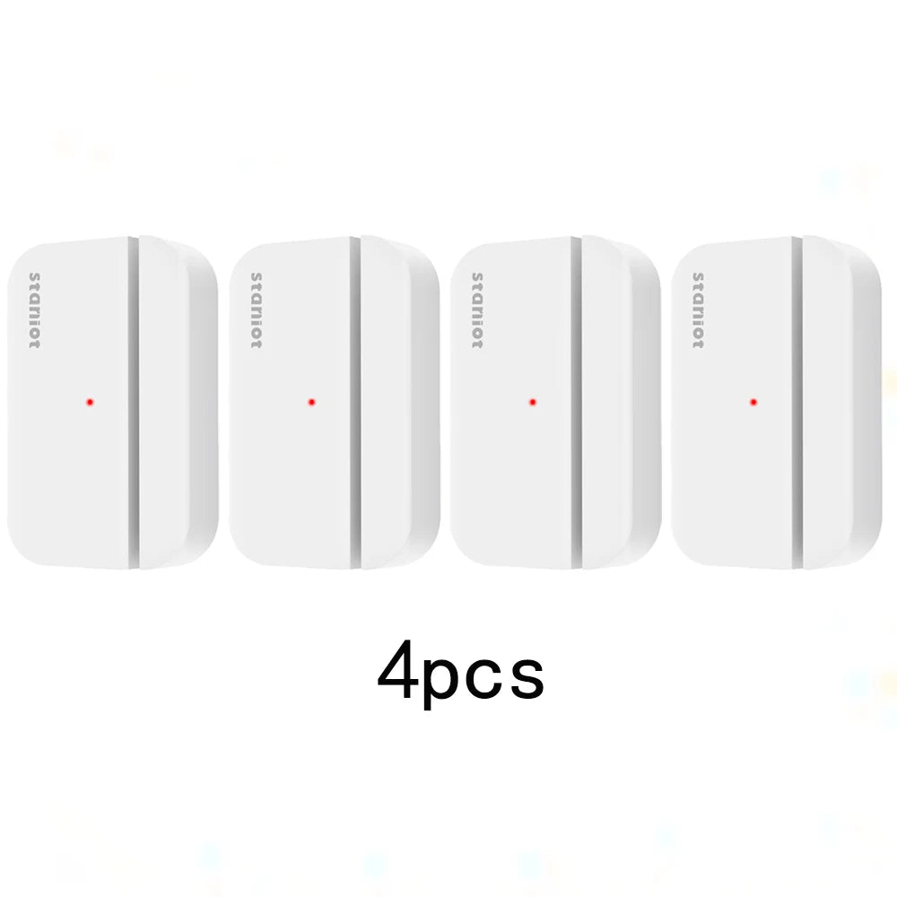 Staniot Smart Home Door Sensor 5-Year Battery Life Entry Sensor Wireless Door Window Detectors Works With Security Alarm System
