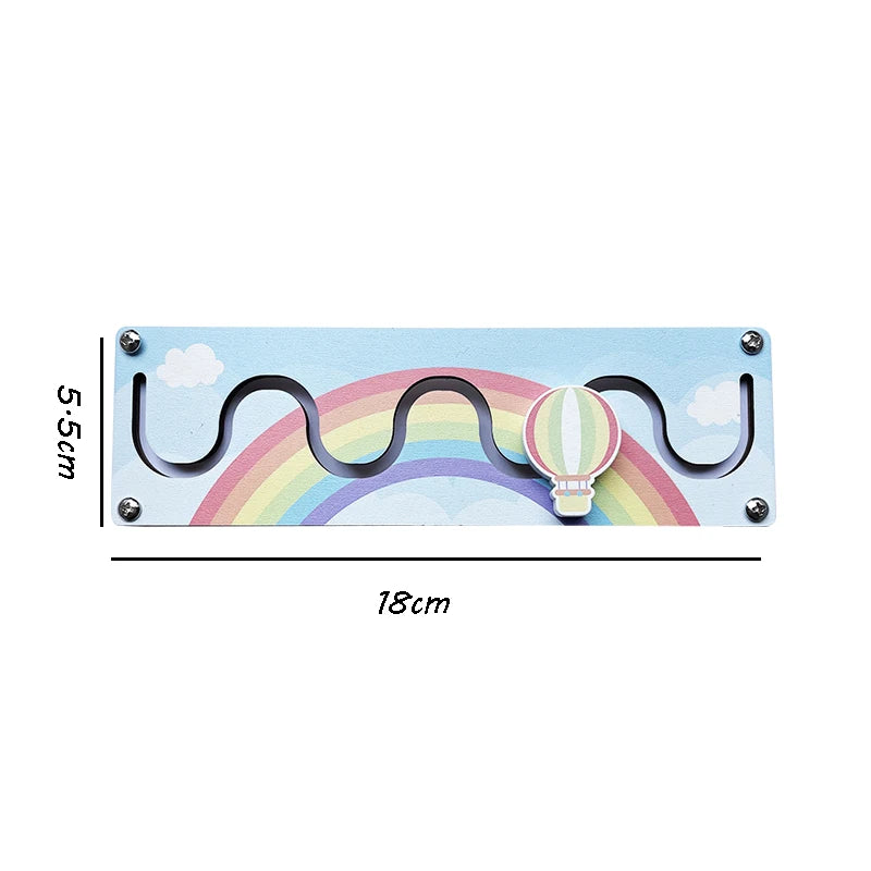 Busy Board Clothes Animal DIY Wooden Accessories Early Learning Toys Busy Board Matching Board Handmade Puzzle Educational Toys