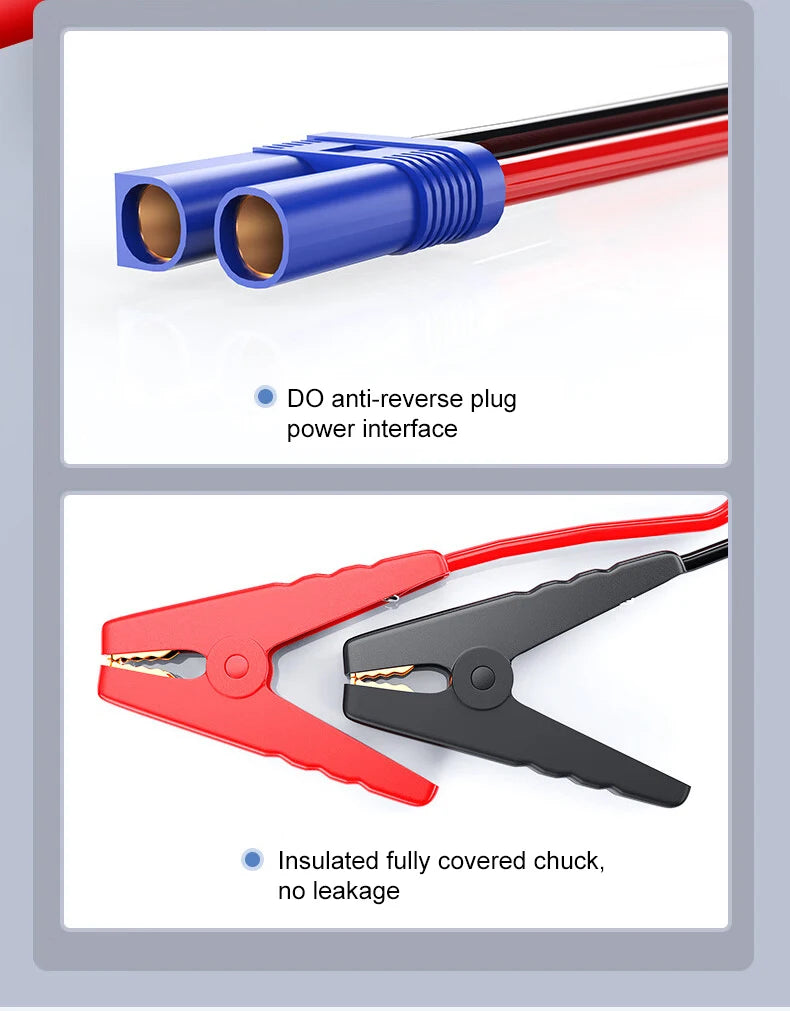 12V Car Jump Starter Portable Booster Power Bank