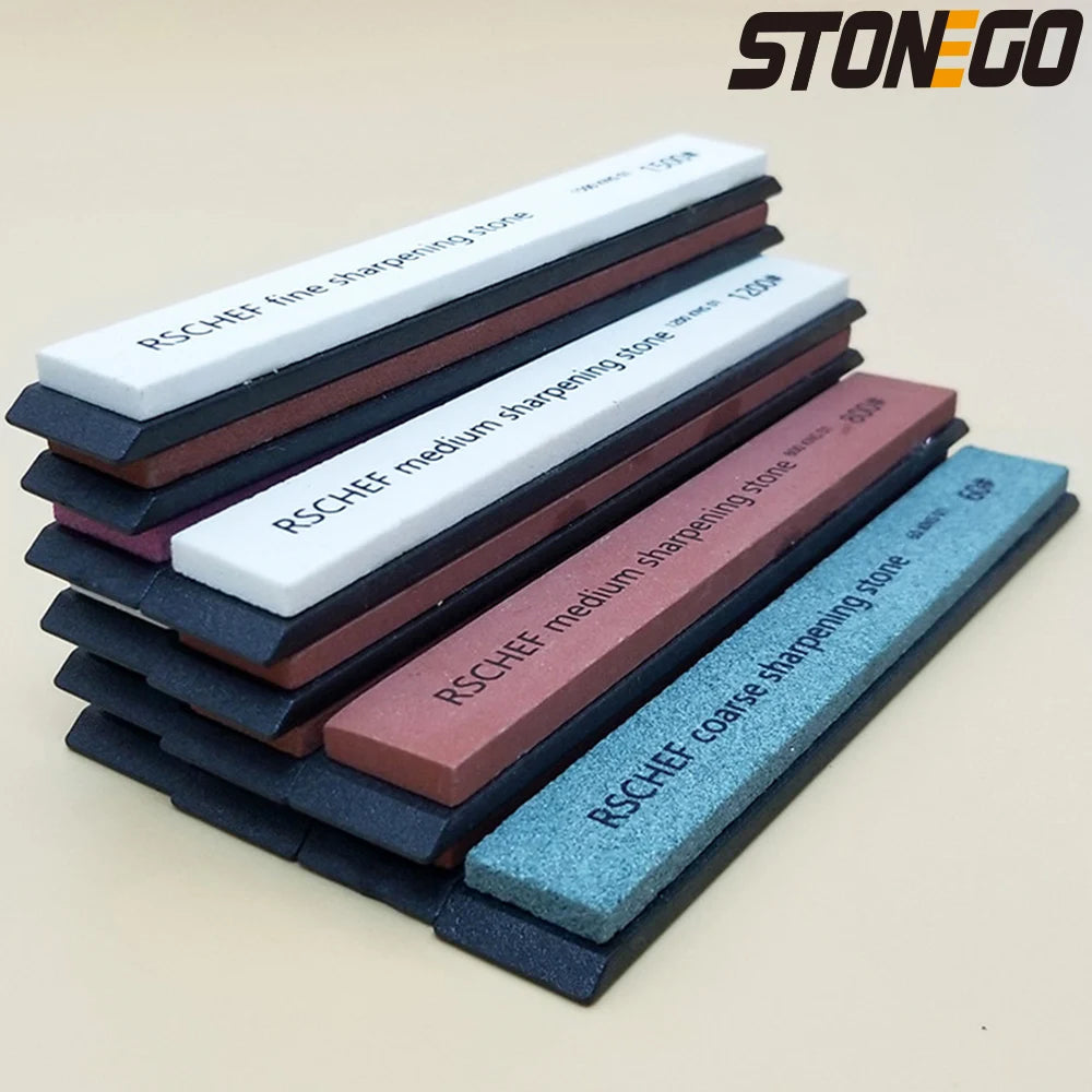 STONEGO Knife Sharpener Sharpening Professional Stone Fixed Grinding Stone Whetstone Water For Kitchen Tool