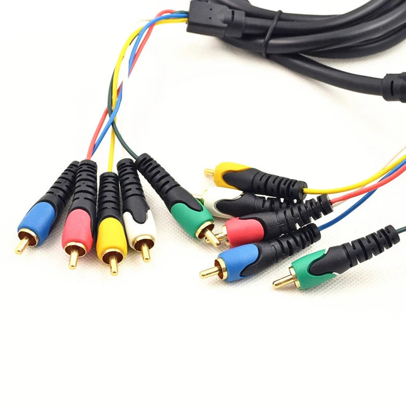 Cablu component audio-video 5-RCA, 1.8 m