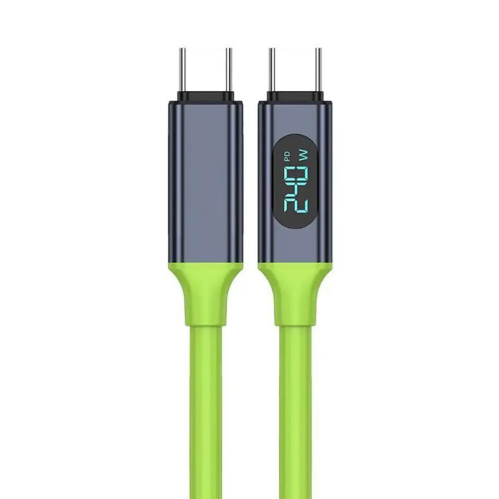 Cablu de încărcare USB-C de 1.5 m cu afișaj digital