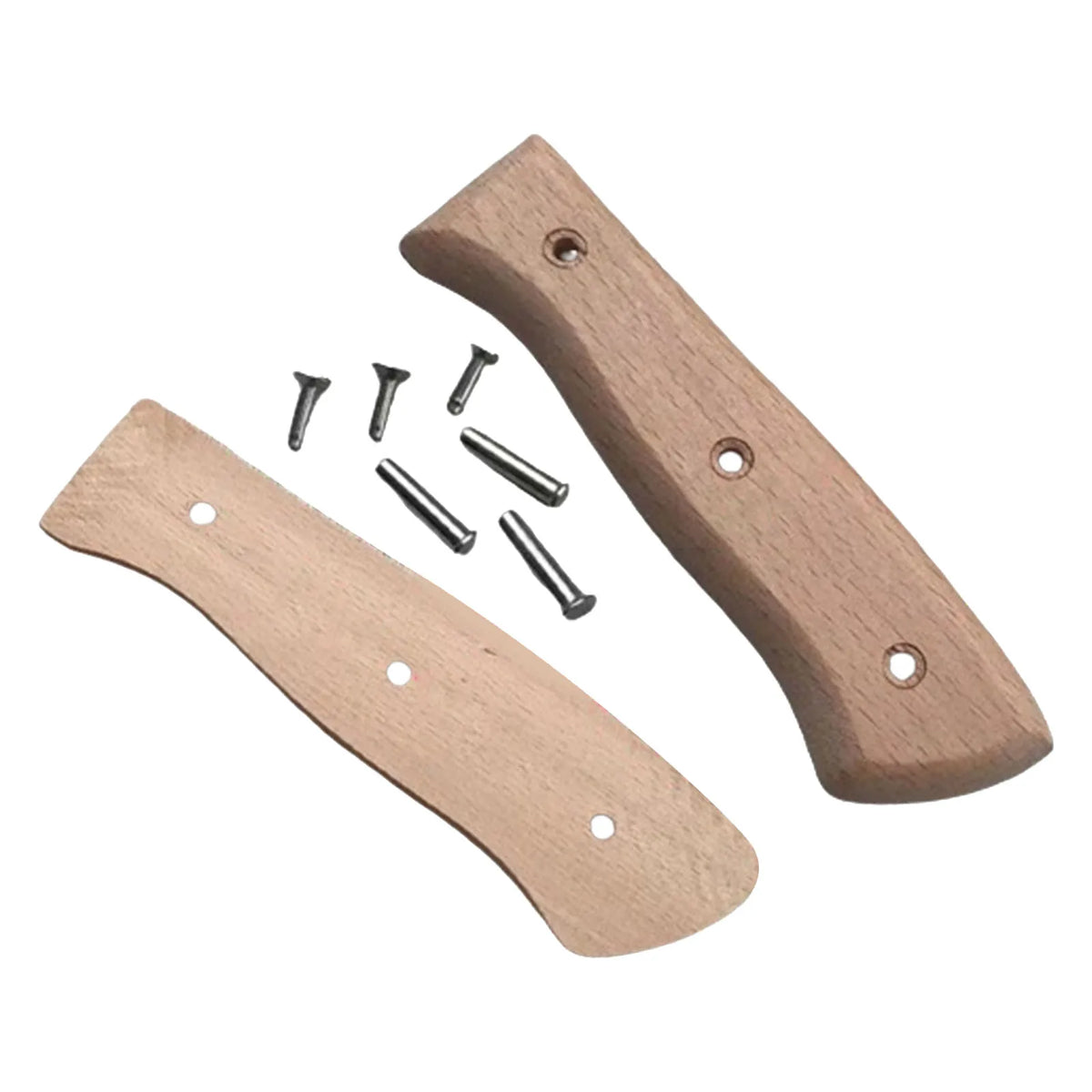 Set di manici sostituzione in legno per coltello da cucina, 13 cm