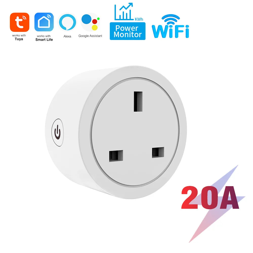 UK Wi-Fi Smart Plug, Tuya or Cozylife Options