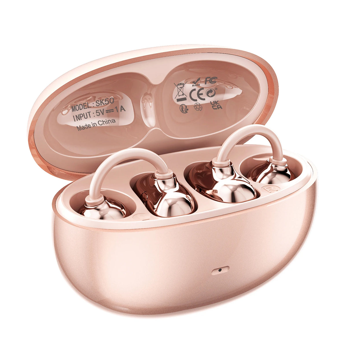Open Ear Clip Wireless Bluetooth Earbuds with Mic