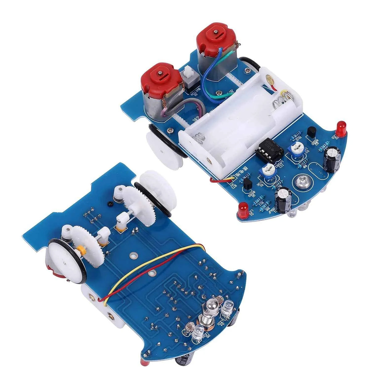 DIY Line-Following Robot Car Soldering Kit