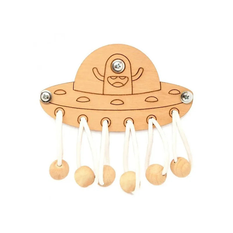 Busy Board Clothes Animal DIY Wooden Accessories Early Learning Toys Busy Board Matching Board Handmade Puzzle Educational Toys