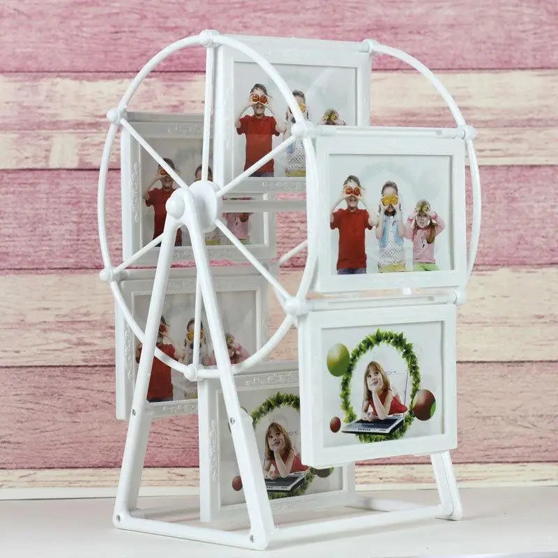 Rotating Twelve-Photo Desktop Frame