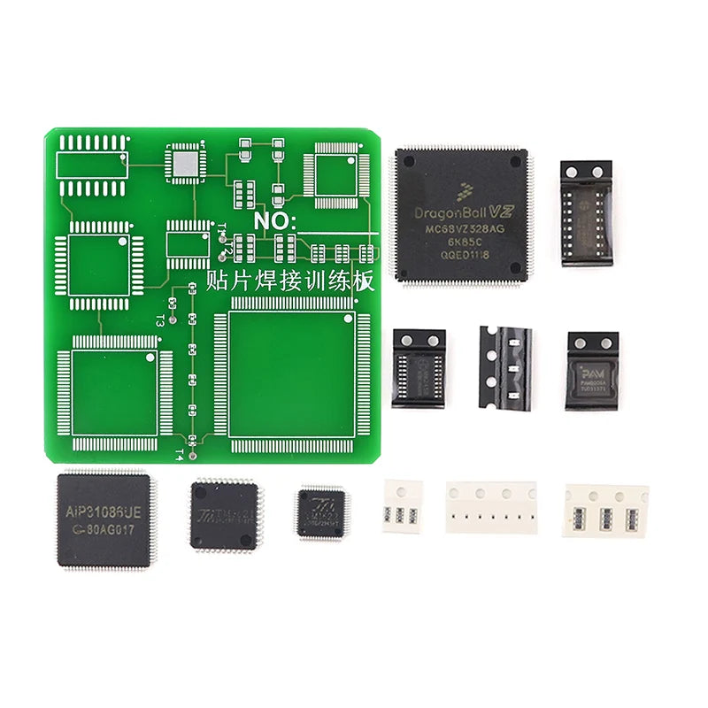 SMD Soldering Practice PCB Kit, Single or Double-Sided