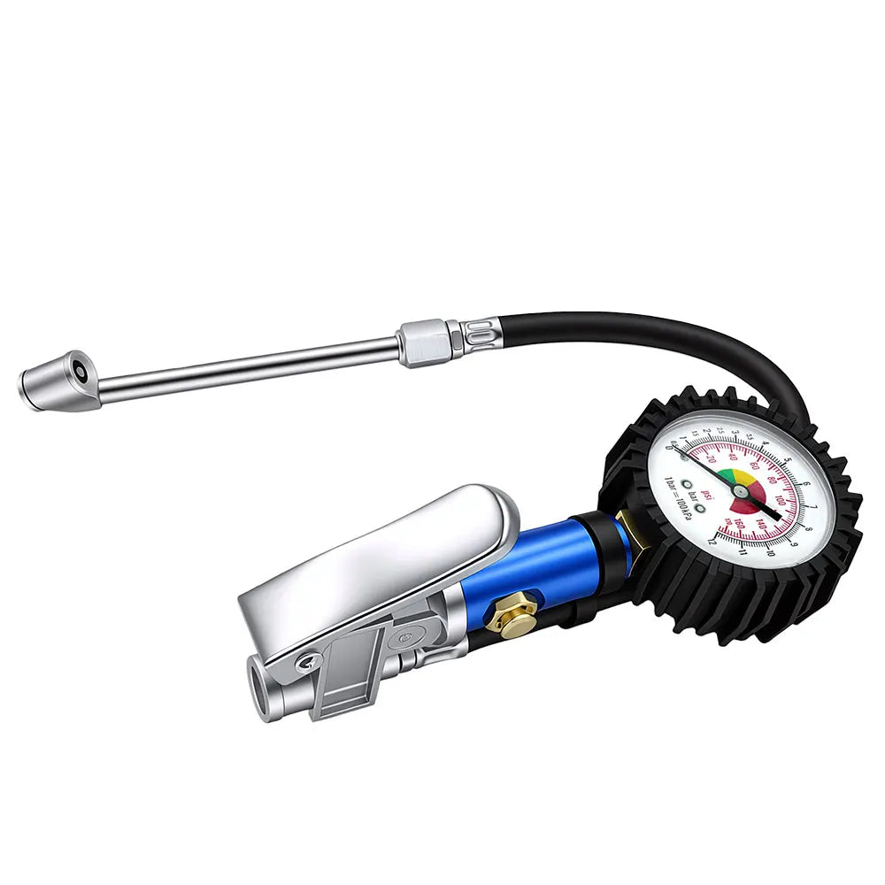 12 Bar Tyre Inflator with Self-Clamping Chuck