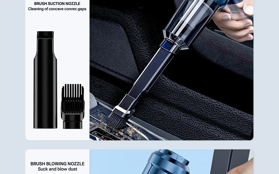 SZUK Car Vacuum Cleaner Wireless Cleaner Handheld Mini Vacuum Cleaner Cordless Strong Suction Cleaning Machine Robot Vacuum