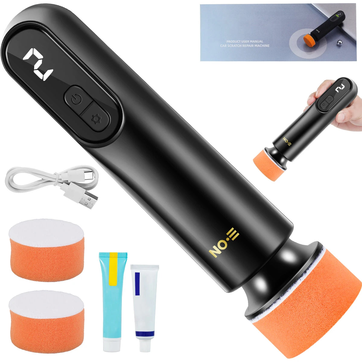 Cordless Car Polisher or Separate Abrasive Pack
