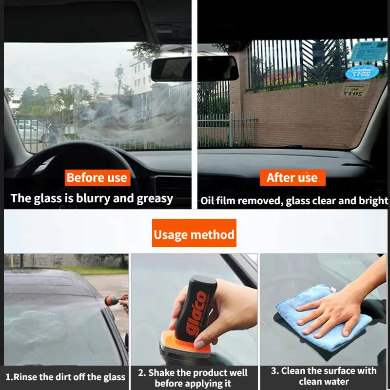 100ml Soft99 Car Windshield Oil Film Removal Rain Repellent Car Japan Glaco Coat Glass Antirain Coating Anti-rain Treatment