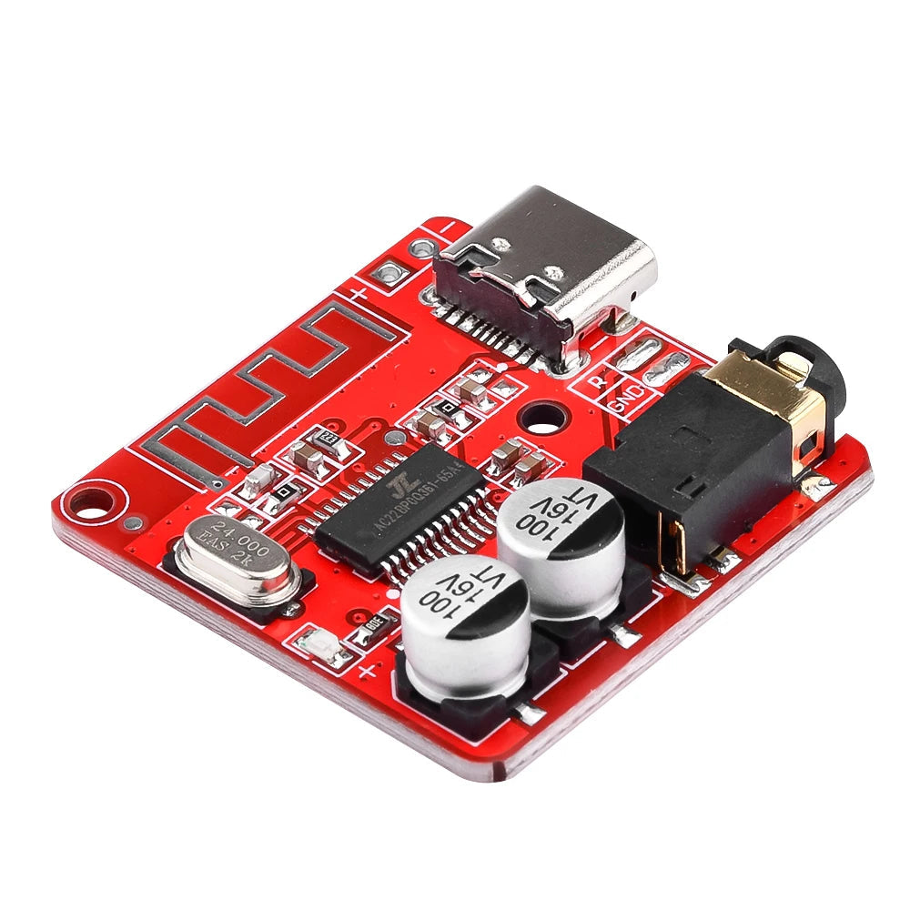 DIY Wireless Bluetooth Audio Receiver Board BT5.1 MP3 WAV Decoding Board Speaker Amplifier Moudle For A2DP/AVCTP/AVDTP AVRCP/HFP