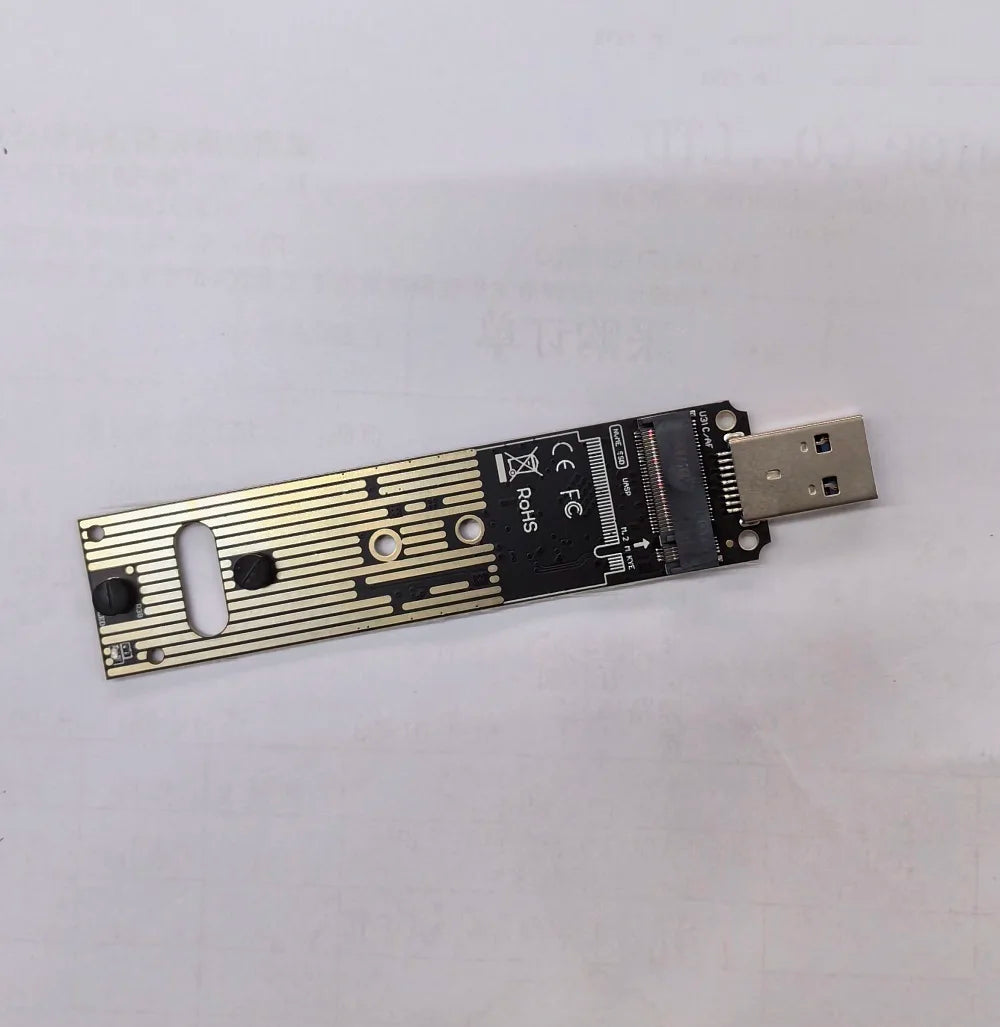 M.2 NVMe-zu-USB-Adapterplatine