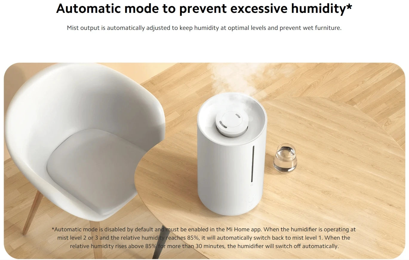 Xiaomi Smart Antibacterial Humidifier 2 4.5L UV-C Mist Control