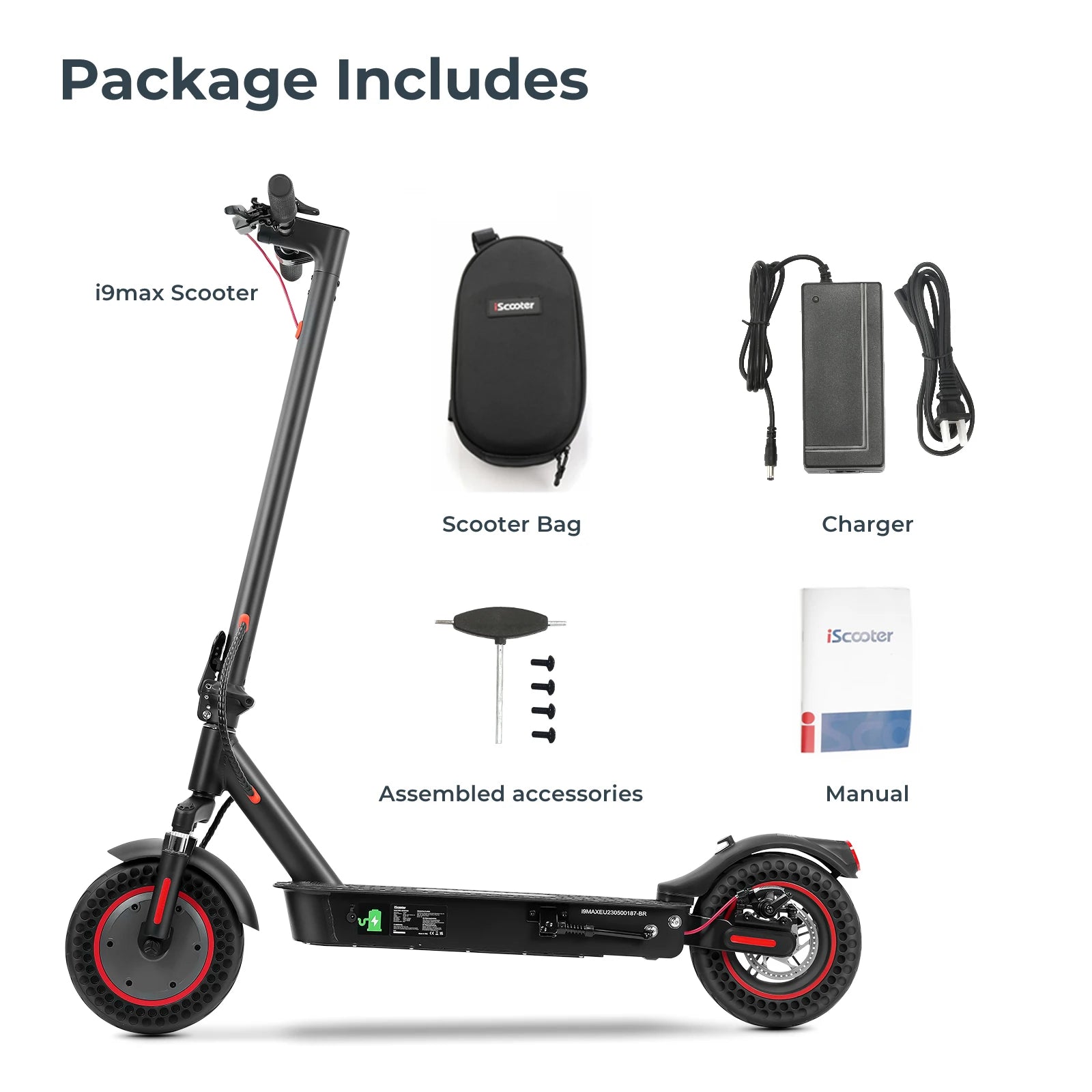 iScooter i9 Electric Scooter for Adults