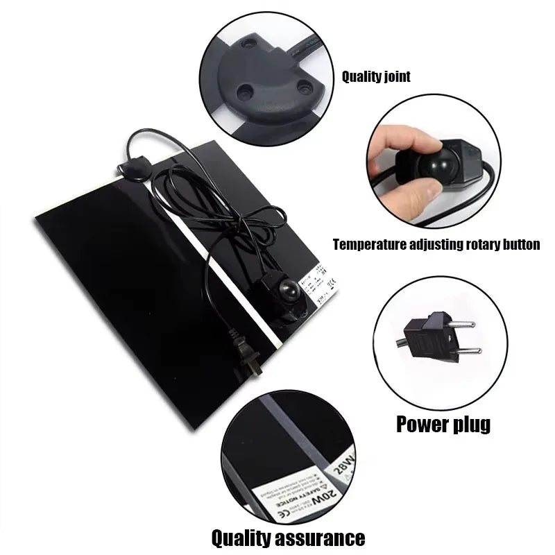 Reptile Heating Mat, 5W or 7W, EU Plug