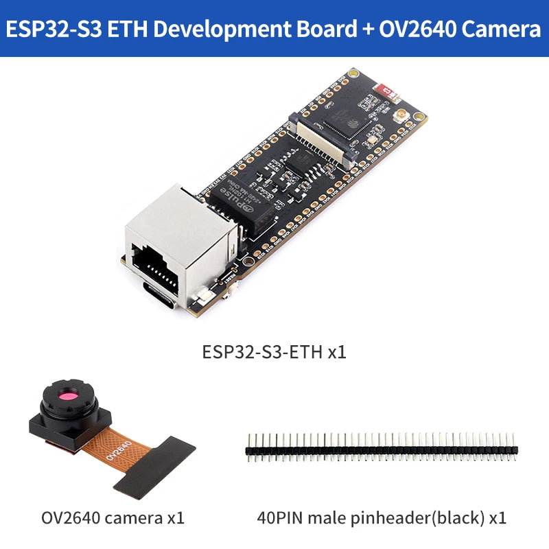 ESP32-S3 Ethernet-ontwikkelbord opties