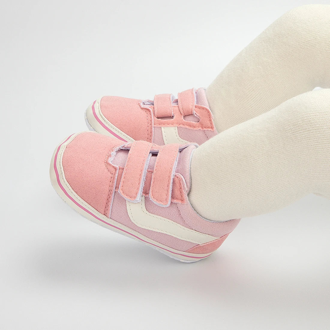 Detské plátené tenisky s klasickými pruhmi