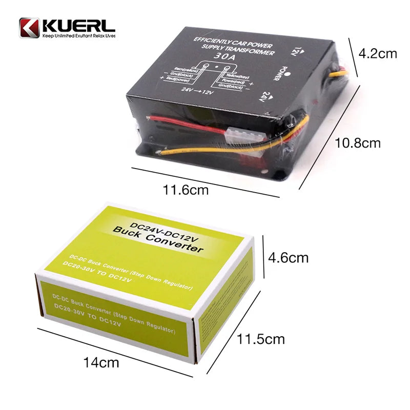 Convertitore di alimentazione DC da 24 V a 12 V