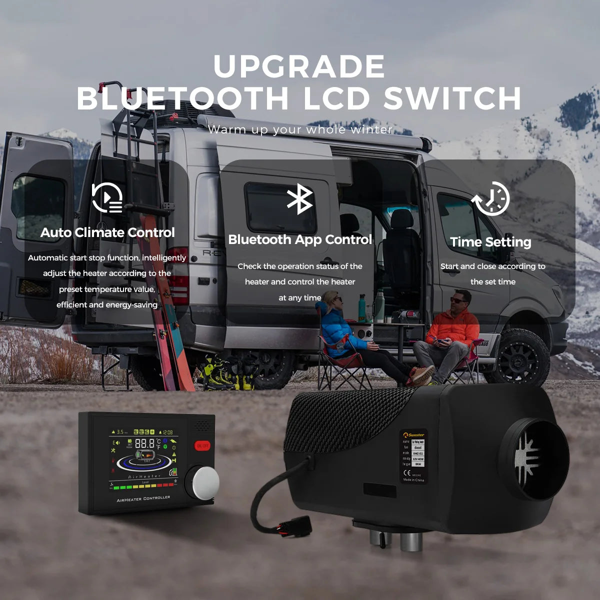 8KW Diesel Air Heater for RVs, Garages, Motorhomes