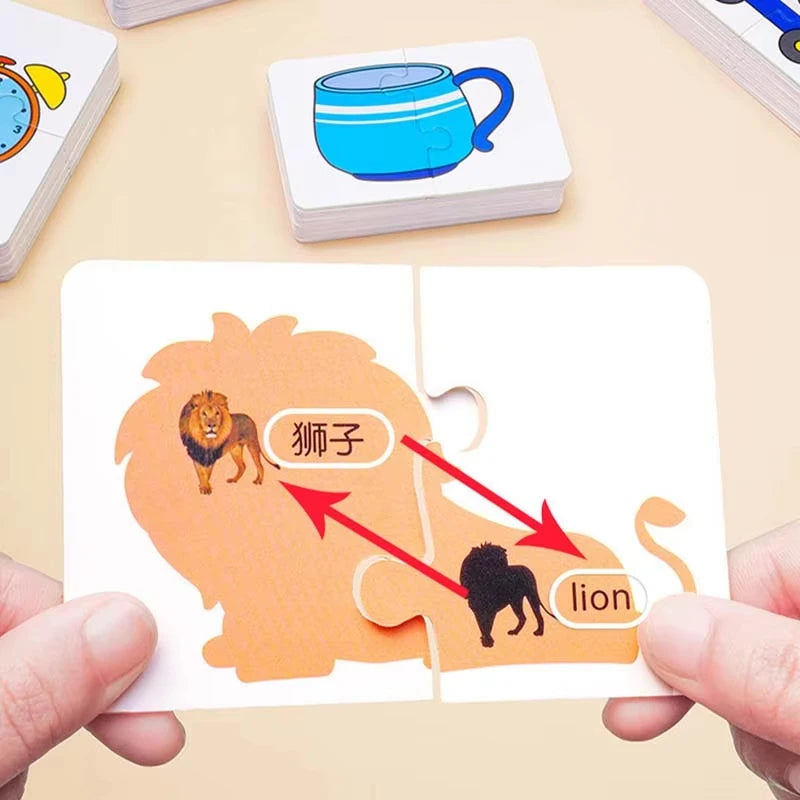 Baby Puzzle Montessori Educational Toys Wood 3D Puzzle Games Iron Box children Puzzles Jigsaw Wooden Puzzles For Kids 2 3 4 Year