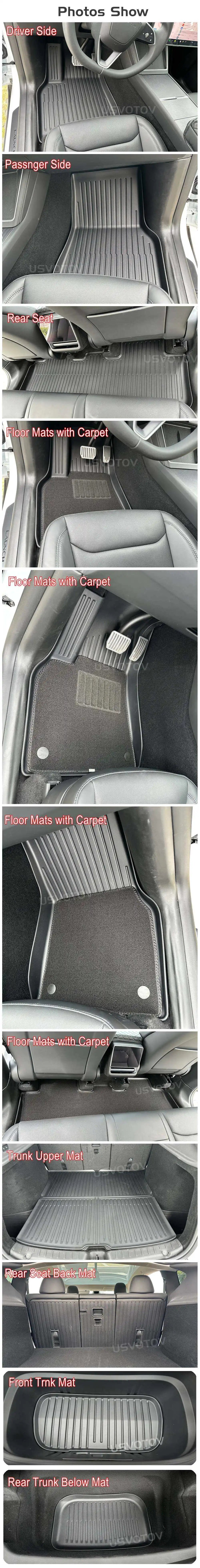 Tesla Model Y All-Weather Floor Mats and Cargo Protectors