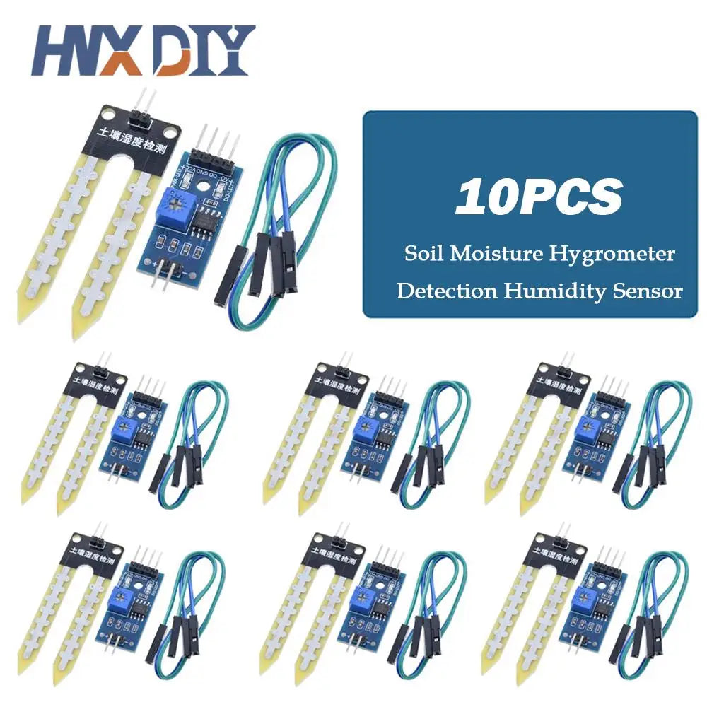 Soil Moisture Sensor Modules for Arduino – 5 or 10 Sets