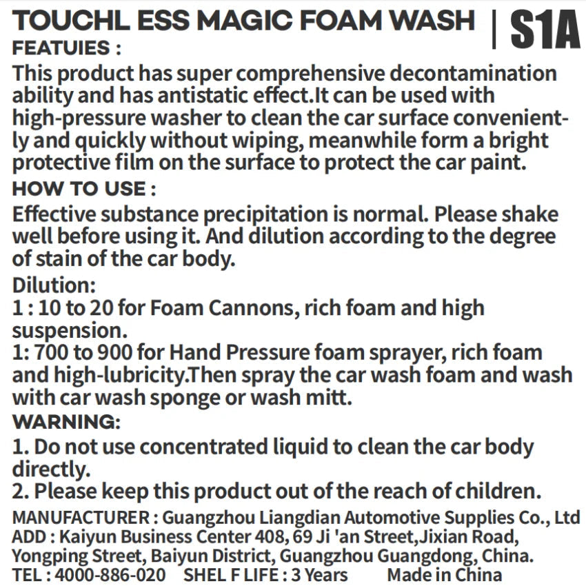 Pink Foaming Extreme Car Wash Soap & Wax 🚘