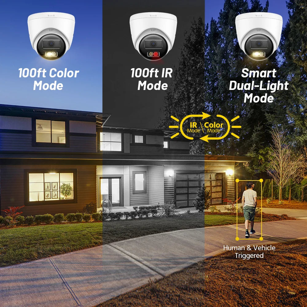 ANNKE 8MP Outdoor PoE Security Camera with Two-Way Audio