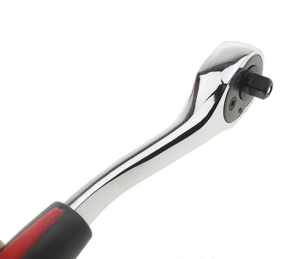 72 Tooth Quick Ratchet Wrench Two-way Socket Wrench Repair Tools for Vehicle Bicycle