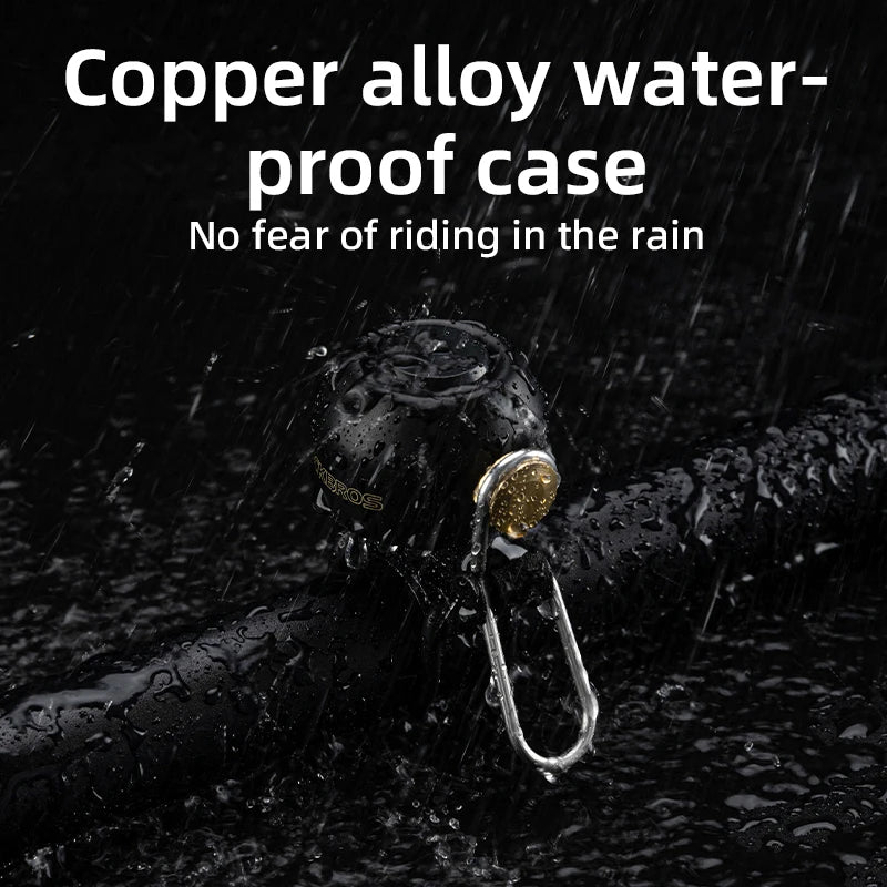 Bicycle Bell with Crisp Sound Copper Alloy Handlebar Ring