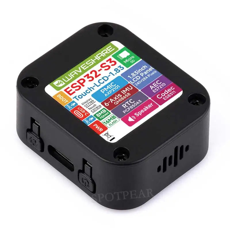 ESP32-S3 1.83-Inch Touch Display Board