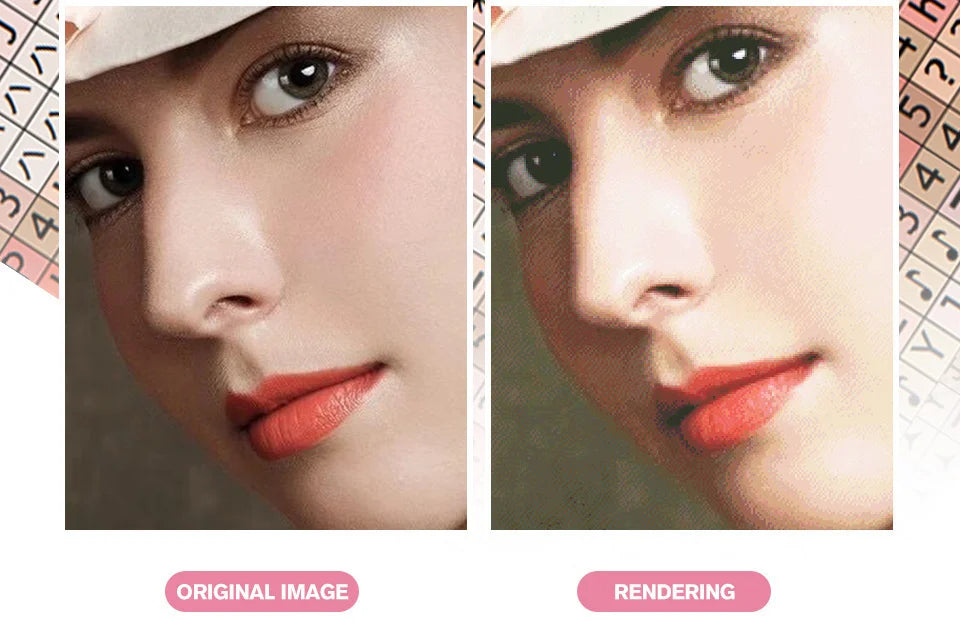 Customizable Diamond Mosaic With Your Own Photo