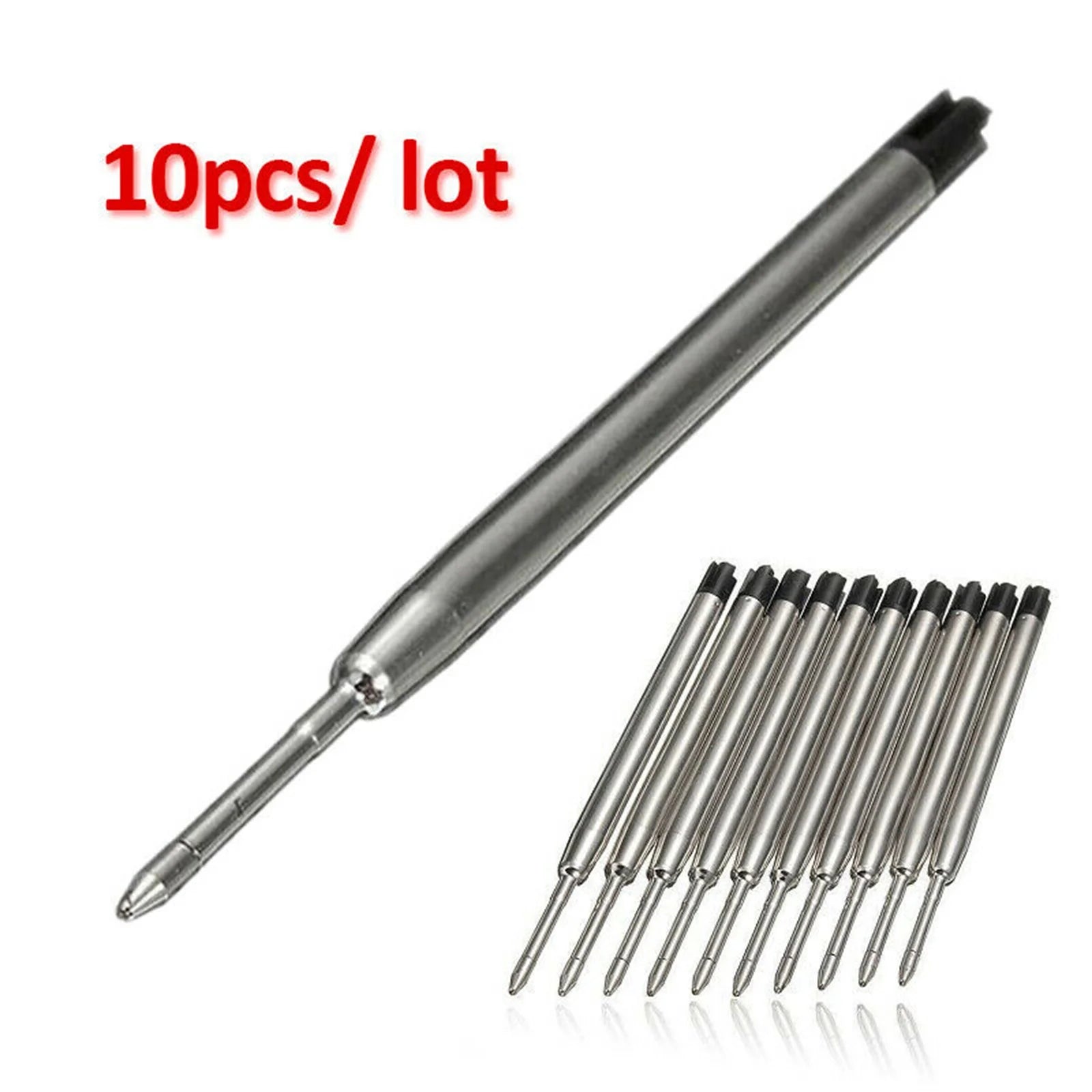 Μαύρα ανταλλακτικά μελάνης για στυλό με μύτη τύπου Parker