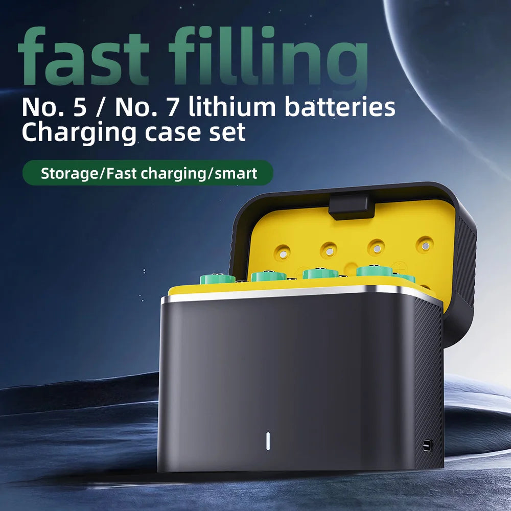 USB зарядно за акумулаторни батерии AA и AAA 1.5 V