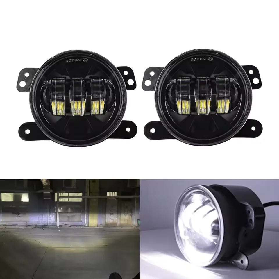 7 Inch LED Headlight Halo Ring with Hi/Lo Beam, Angel Eyes DRL and Amber Turn Signal