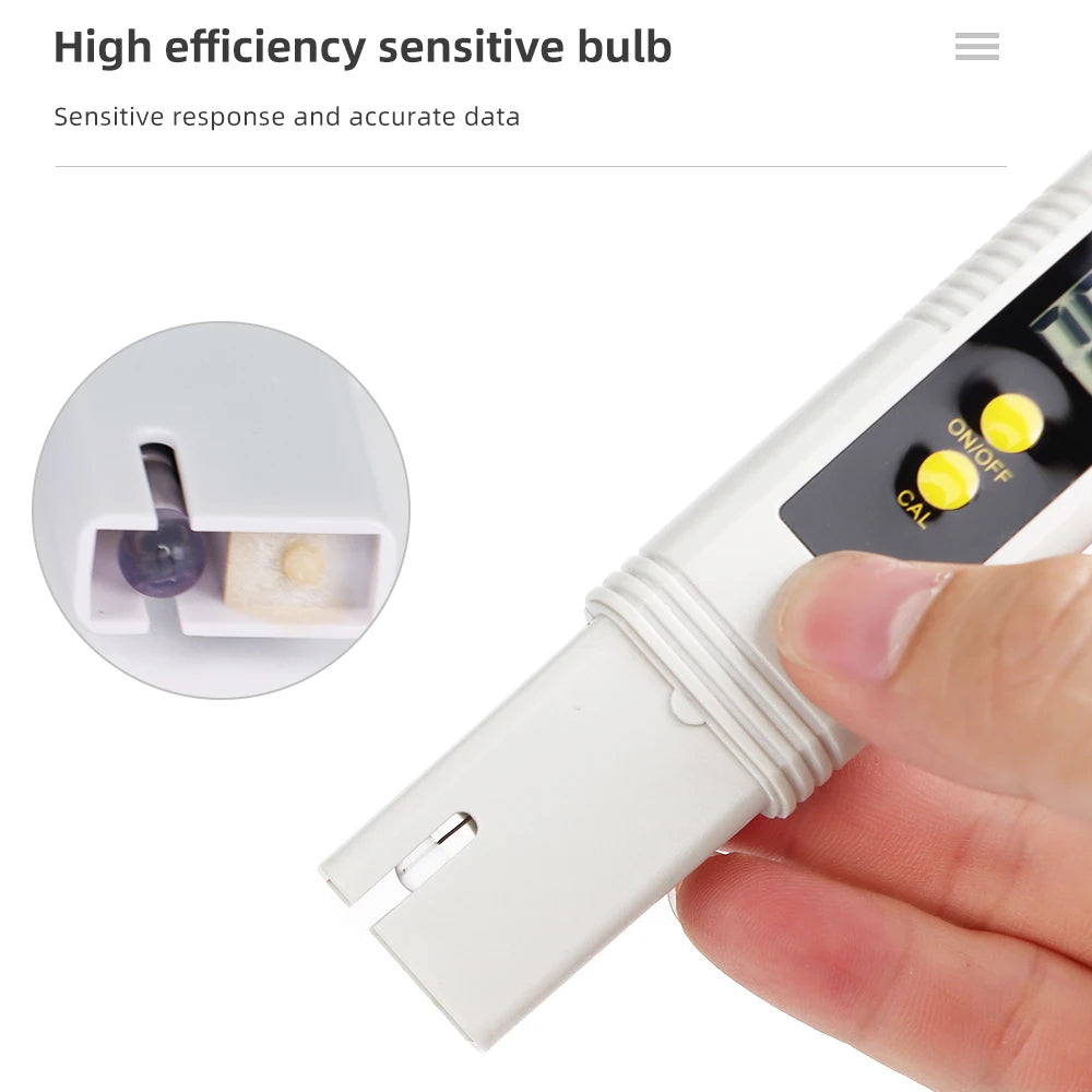 pH-mètre numérique de poche avec mesure de la température