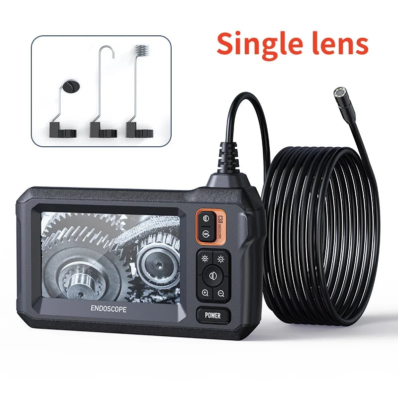 Inspection Borescope with 4.3-Inch IPS Screen and Dual Lens