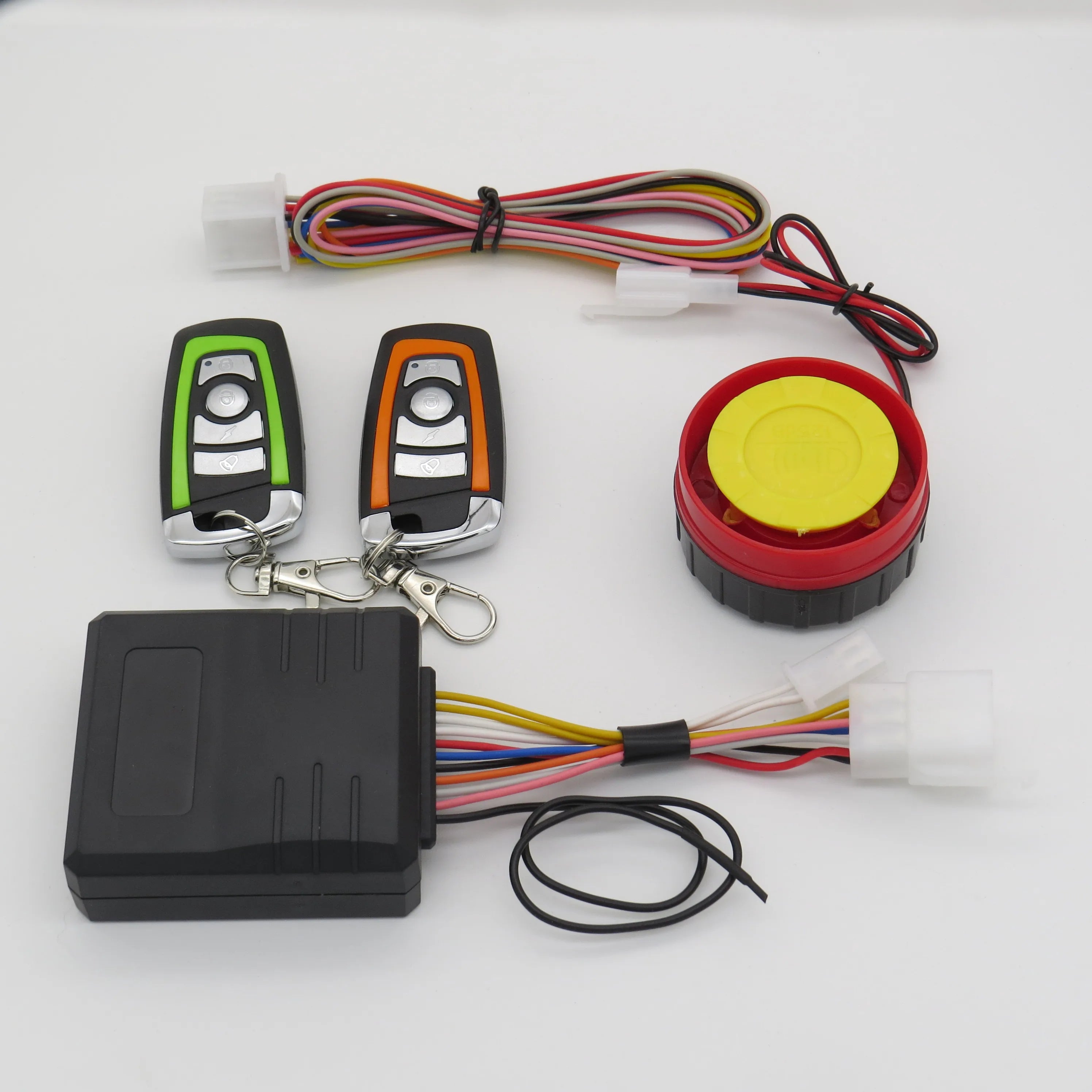 Bluetooth Motorcycle Anti-Theft Alarm with PKE Sensing and App Control