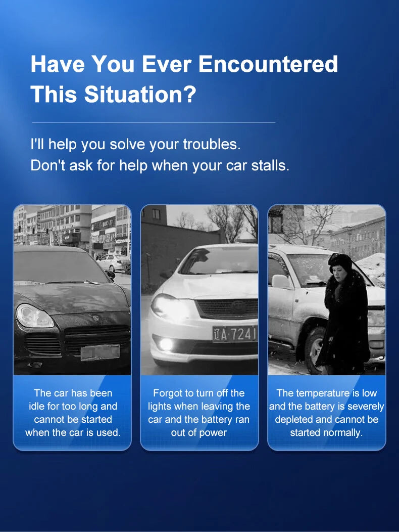 Avviatore di emergenza portatile per auto Power Bank 600A–2000A