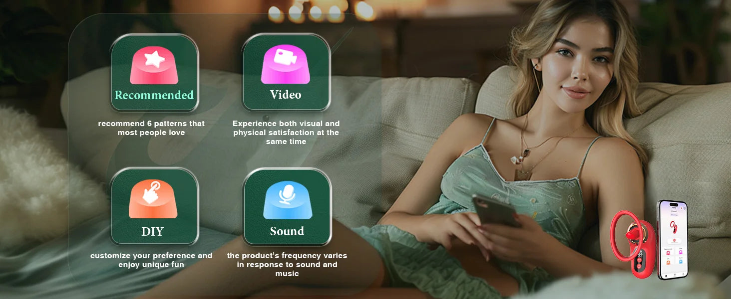 APP Kontrollü Dil ve Titreşim Modlu Klitoral Emici Vibratör