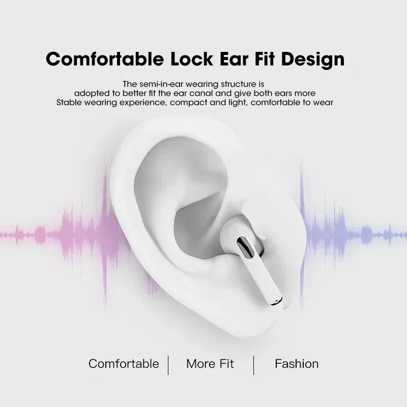 Mini Bluetooth 5.3-øretelefoner med opladningsetui