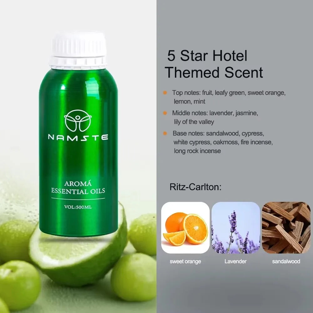 500ML Hotelinspireret Duftolie til Diffusere Hjemmearoma