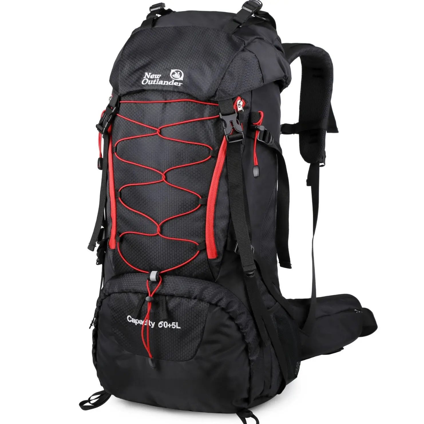 65L Waterproof Climbing Backpack for Hiking and Camping