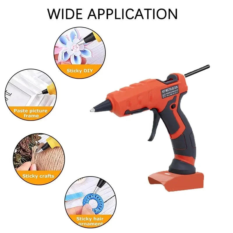 Cordless Glue Gun for Compatible 18 V Batteries