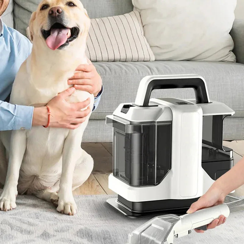 Portable Upholstery & Carpet Steam Cleaner for Deep Stain Removal