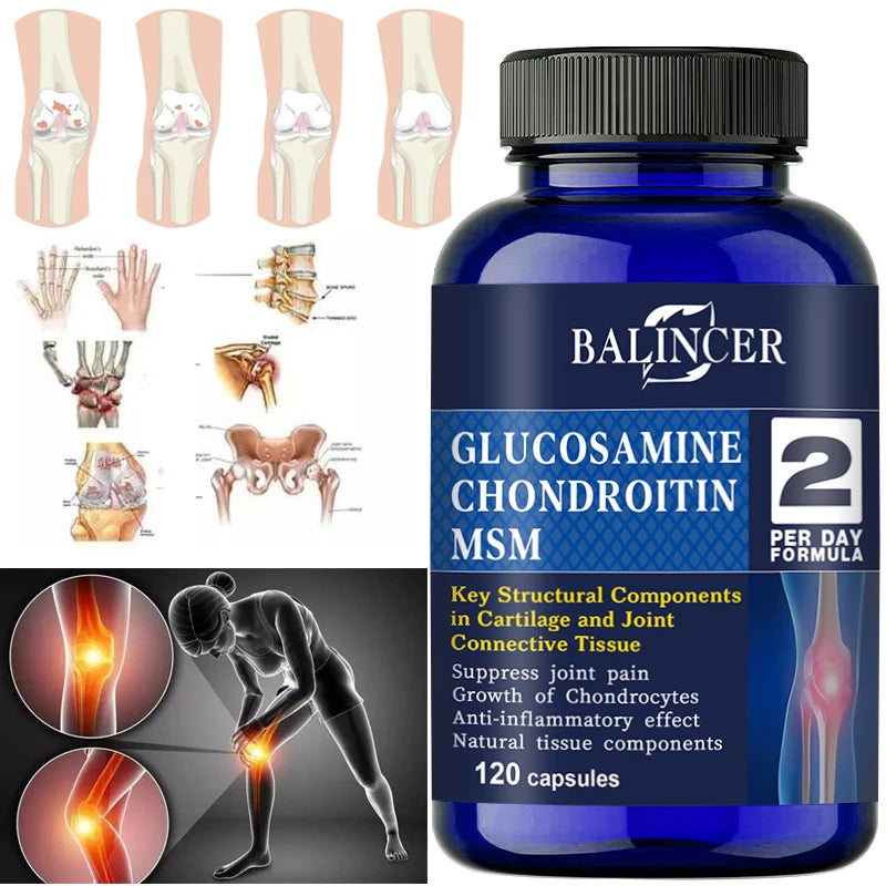 Glukosamin, chondroitin a doplňkové kapsle MSM